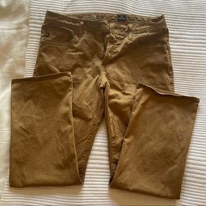 AG Adriano Goldschmied The Protege Straight Leg Khaki Pants Men's 32x34